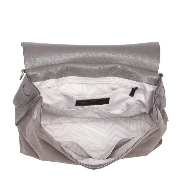 Rebecca Minkoff Medium Keith Suede & Leather Satchel - Picture 5 of 12